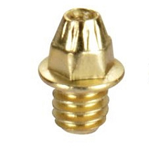 Шипы WELLGO конусные 10шт, золотые.