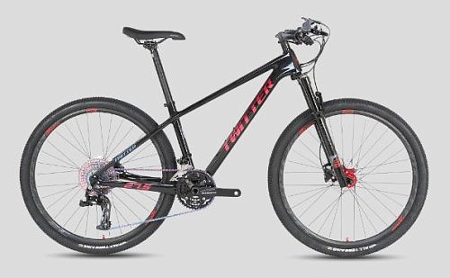Велосипед Twitter LEOPARD Pro Retrospec-30S 29" 2022 (19" Черный/Красный)