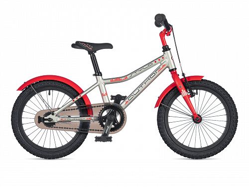 Велосипед AUTHOR STYLO 16 2020 (One Size Серебро/Красный)