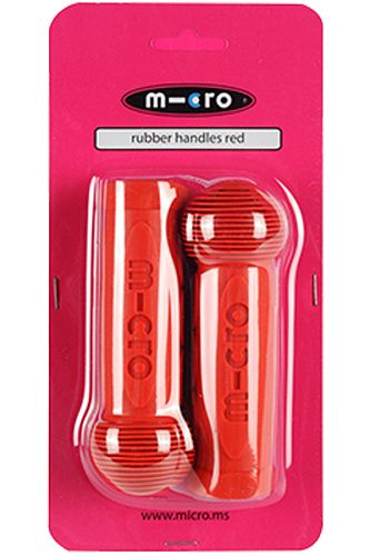 Ручки MICRO резиновые (Красный)