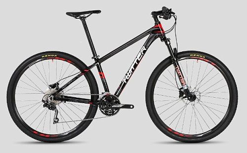 Велосипед Twitter MANTIS 2.0 Retrospec-30S 27.5" 2022 (17" Черный/Красный)