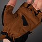 Перчатки CHIBA RETRO без пальцев, черный-коричневый (XXL)