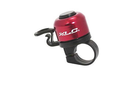 Звонок XLC Mini bell 33мм ударный Красный